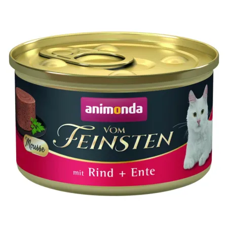 ANIMONDA Vom Feinsten Cat Mousse wołowina, kaczka 85g